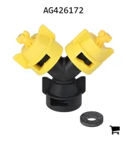 AGCO AG426172 Двухструйный распылитель TeeJet Visiflo Dual Polymer Outlet, 110⁰, размер 02
