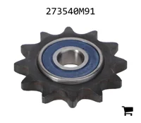 AGCO 273540M91 Звездочка в сборе, 12 зубьев, шаг 1/2"