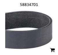 AGCO 588347D1 Поликлиновой ремень, профиль PK12