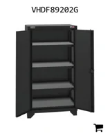 AGCO VHDF89202G Сверхпрочный стеллажный шкаф 121,92 см x 60,96 см x 182,88 см, общая высота 198,12 см