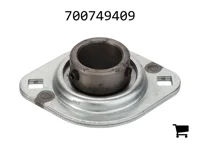 AGCO 700749409 Двухболтовый самоустанавливающийся фланцевый подшипниковый узел