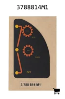 AGCO 3788814M1 Декаль