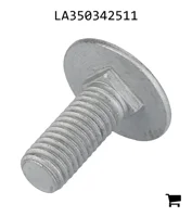 AGCO LA350342511 Болт каретный с круглой головкой и квадратным подголовком