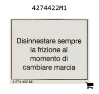 AGCO 4274422M1 Декаль