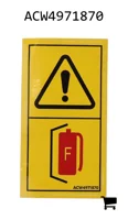 AGCO ACW4971870 Предупреждающая наклейка