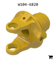 AGCO W104-6820 Предохранительная муфта с шариковым срывом, скользящий фиксатор, вилка, серии AB8 и AW24