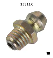 AGCO 13811X Пресс-масленка прямая 1/4 28 SAE LT