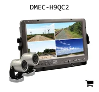 AGCO DMEC-H9QC2 Комплект AHD монитора EnduraCam 9" с четырьмя экранами и двумя камерами