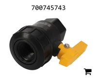 AGCO 700745743 Кран шаровой проходной ¾"