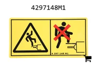 AGCO 4297148M1 Предупреждающая наклейка