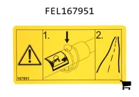 AGCO FEL167951 Декаль