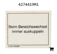 AGCO 4274419M1 Декаль