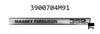 AGCO 3900704M91 Комплект наклеек