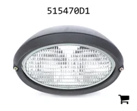 AGCO 515470D1 Фара рабочего света двойного луча, лампа H3 12В 55Вт