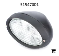 AGCO 515470D1 Фара рабочего света двойного луча, лампа H3 12В 55Вт