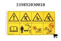 AGCO 339892030010 Предупреждающий знак