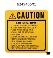 AGCO 6249455M1 Декаль