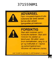 AGCO 3715590M1 Декаль