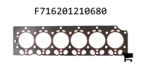 AGCO F716201210680 Прокладка головки блока цилиндров