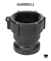 AGCO AG000812 Переходник AGCO с наружной резьбой 2" на муфту 2" с внутренней резьбой